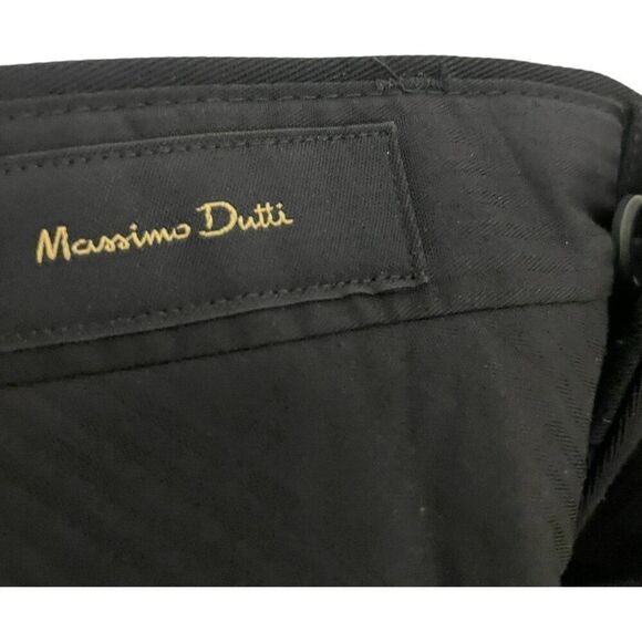 Massimo Dutti Mens Trousers Pants EU 40 US 31 Tapered Fit Black 0011/040 NWT - Picture 5 of 10